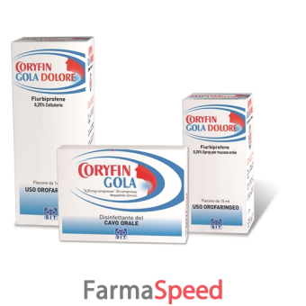 coryfin gola - 0,25 mg compresse orodispersibili 20 compresse