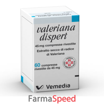 valeriana dispert - 125 mg compresse rivestite 20 compresse 