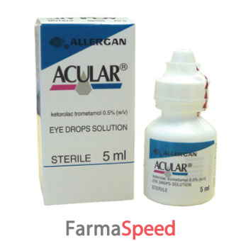 acular - 0,5% collirio, soluzione 1 flacone da 5 ml 