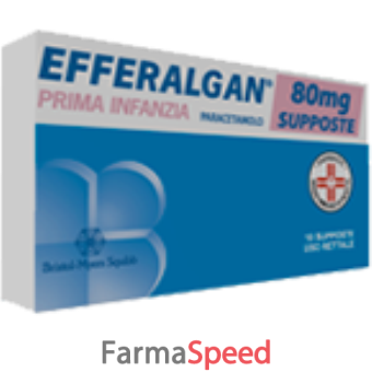 efferalgan - lattanti 80 mg supposte 10 supposte