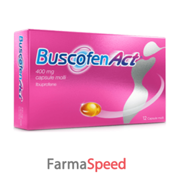 buscofenact - 400 mg capsule molli 12 capsule in blister pvc/pe/pvdc-al 