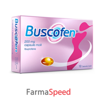 buscofen - 200 mg capsule molli 12 capsule 