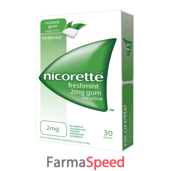 nicorette - 2 mg gomme da masticare medicate 30 gomme 