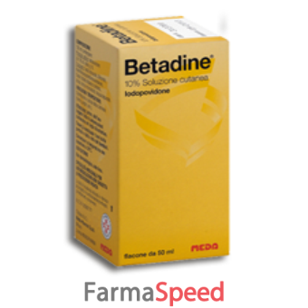 betadine - 10% soluzione cutanea 1 flacone 50 ml 