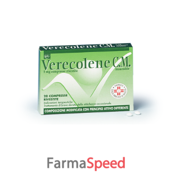 verecolene cm - 5 mg compresse rivestite 20 compresse 