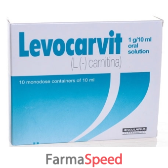 levocarvit - 1 g/10 ml soluzione orale 10 contenitori monodose da 10 ml 