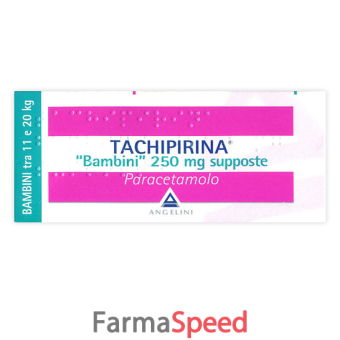 tachipirina - bambini 250 mg supposte 10 supposte
