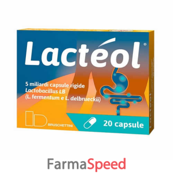 lacteol - 5 miliardi capsule rigide 20 capsule 