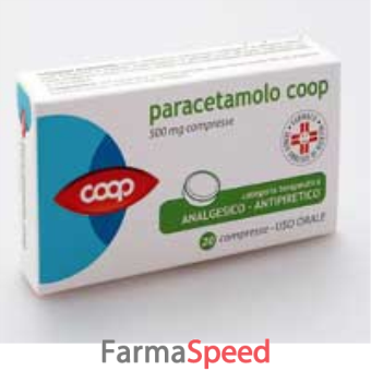paracetamolo coop - 500 mg compresse 20 compresse 