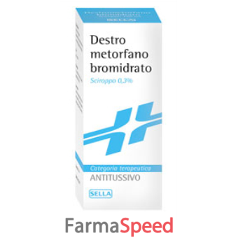 destrometorfano br sella - 30 mg/10 ml sciroppo 1 flacone da 150 ml 