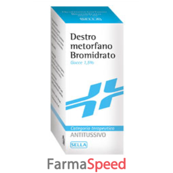 destrometorfano br sella - 15 mg /ml gocce orali, soluzione 1 flacone da 20 ml 