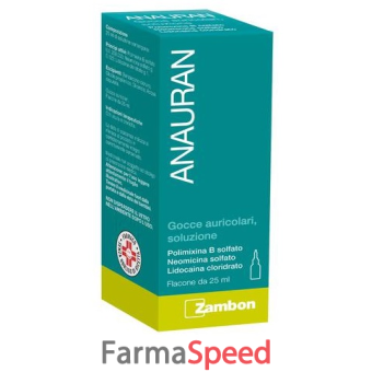 anauran - gocce auricolari, soluzione 1 flacone 25 ml