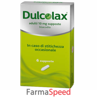 dulcolax - adulti 6 supposte 10 mg 
