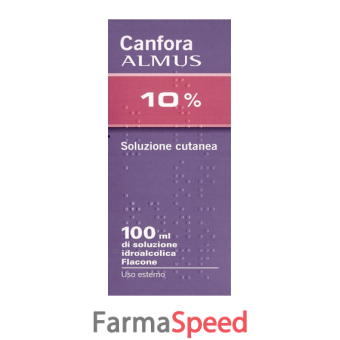 canfora - 10% soluzione cutanea 1 flacone da 100 ml di soluzione oleosa 