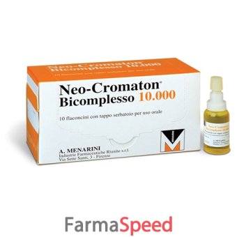 neocromaton bic.10000 - 10.000 polvere e solvente per soluzione orale 10 flaconcini 