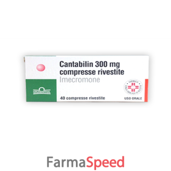 cantabilin - 300 mg compresse rivestite 40 compresse