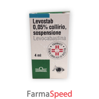 levostab*collirio 4 ml 0,5 mg/ml