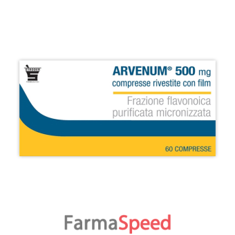 arvenum - 500 mg compresse rivestite con film 60 compresse 