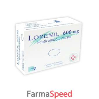 lorenil - 600 mg capsule molli vaginali 1 capsula 