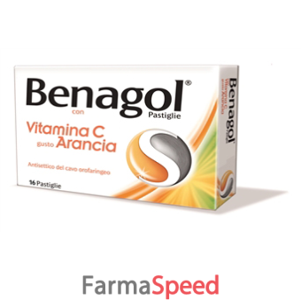 benagol vit c - pastiglie con vitamina c gusto arancia 16 pastiglie