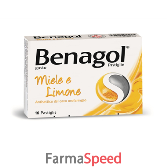 benagol - pastiglie gusto miele e limone 16 pastiglie
