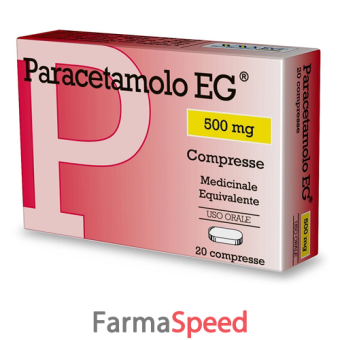 paracetamolo eg - 500 mg compresse 20 compresse in blister pvc/al 