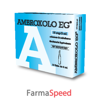 ambroxolo eg - 15 mg/2 ml soluzione da nebulizzare 10 fiale da 2 ml 