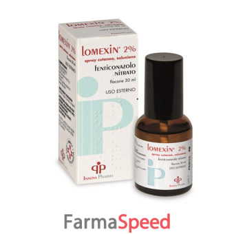 lomexin - 2% spray cutaneo, soluzione flacone da 30 ml 