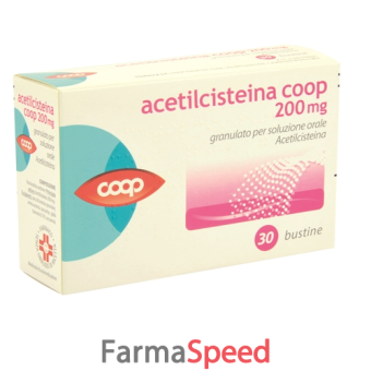 acetilcisteina co - 200 mg granulato per soluzione orale 30 bustine 