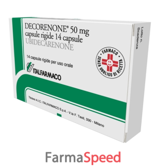 decorenone 50 - 50 mg capsule rigide 14 capsule 