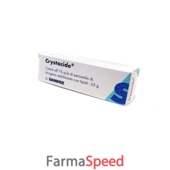 crystacide - 1% tubo 25 g crema