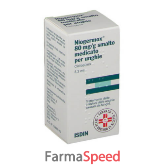 niogermox - 80 mg/g smalto medicato per unghie 3,3ml 