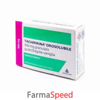 tachipirina orosolubile - 500 mg granulato gusto fragola e vaniglia 12 bustine