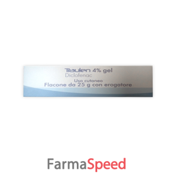 traulen - 4% gel flacone con erogatore da 25 g