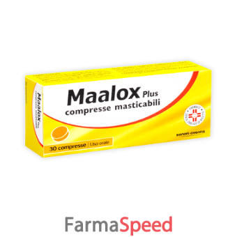 maalox plus - plus compresse masticabili 30 compresse