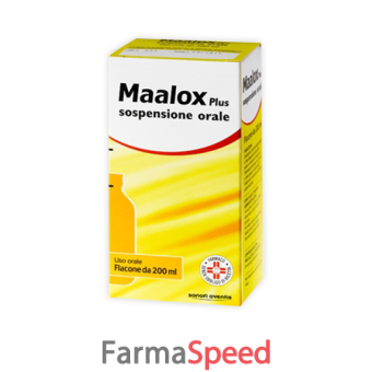 maalox plus - plus sospensione orale flacone da 200 ml
