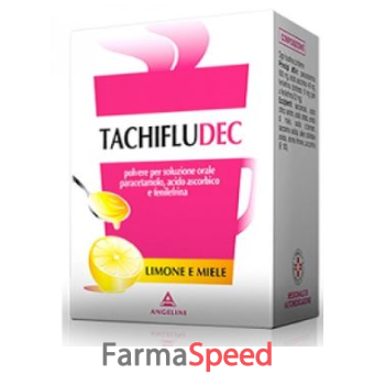 tachifludec - polvere per soluzione orale gusto limone e miele, 16 bustine in carta/al/pe