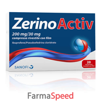 zerinoactiv - 200 mg + 30 mg 20 compresse