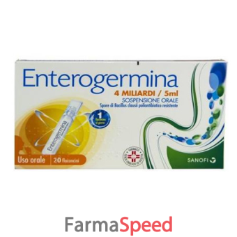 enterogermina - 4 miliardi/5ml sospensiore orale 20 flaconcini