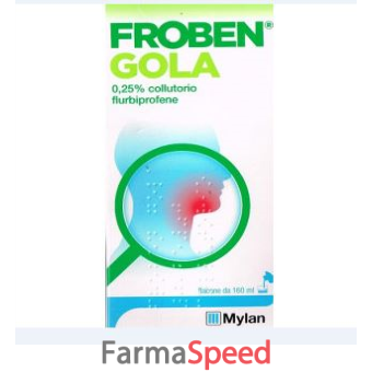 froben gola - 0,25% collutorio flacone da 160 ml 