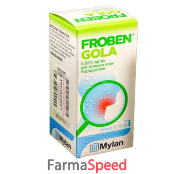 froben gola - 0,25% spray per mucosa orale flacone da 15 ml 