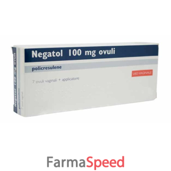 negatol - 100 mg ovuli 7 ovuli 