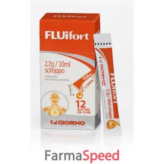 fluifort - 2,7 g/10 ml sciroppo 12 bustine