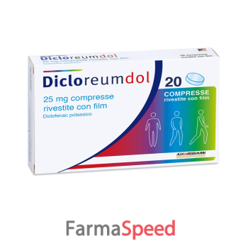 dicloreumdol - 25 mg compresse rivestite con film 20 compresse in blister pa/pvc/al