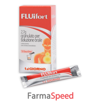 fluifort - 2,7 g granulato per soluzione orale 10 bustine 