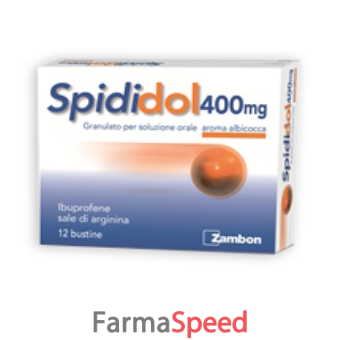 spididol - 400 mg granulato per soluzione orale gusto albicocca 