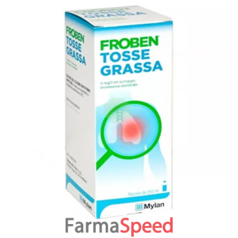 froben tosse grassa - 4 mg/5 ml sciroppo 250 ml 