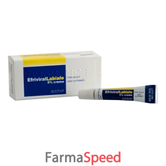 efriviral labiale*crema derm 2 g 5%