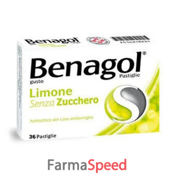 benagol - pastiglie gusto limone senza zucchero 36 pastiglie in blister 