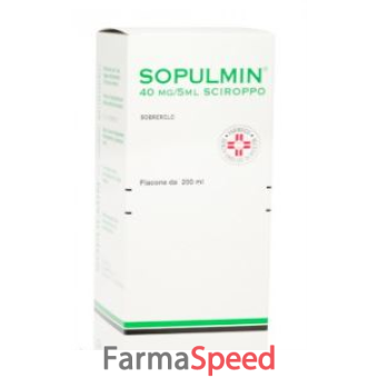 sopulmin - 40 mg/5 ml sciroppo flacone 200 ml 